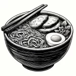 夜食のラーメン