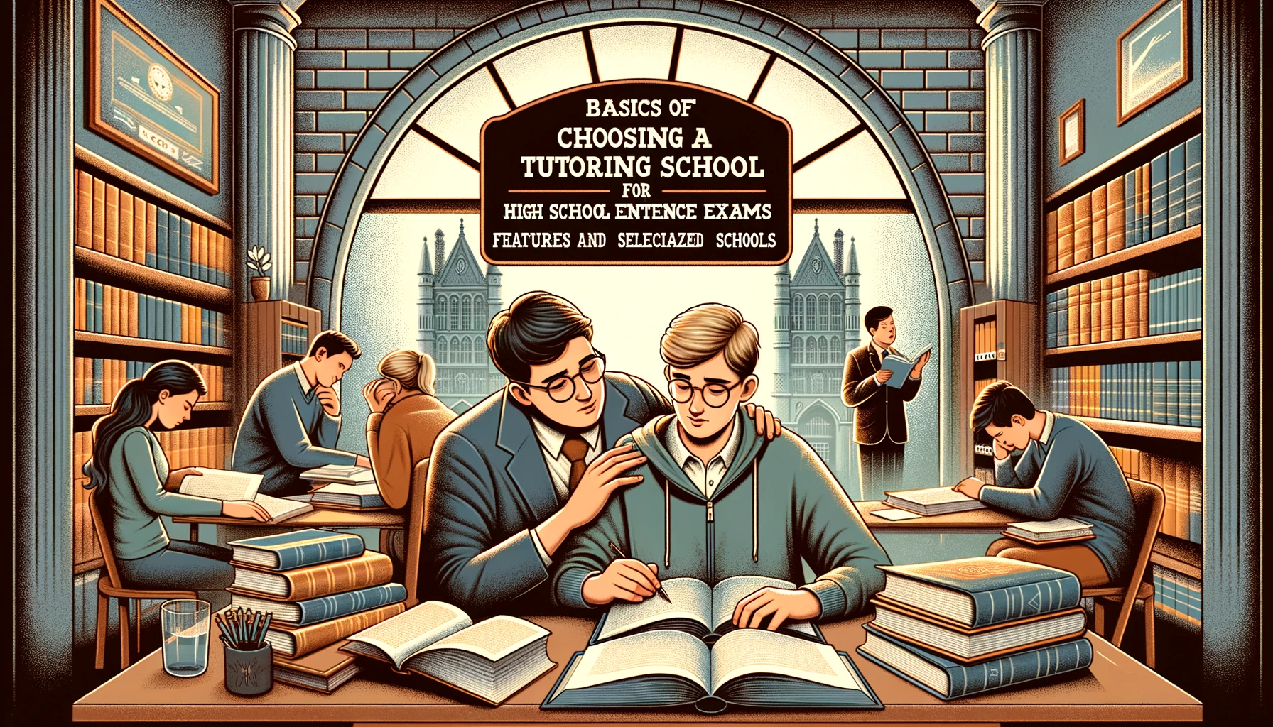 塾選びに悩む学生