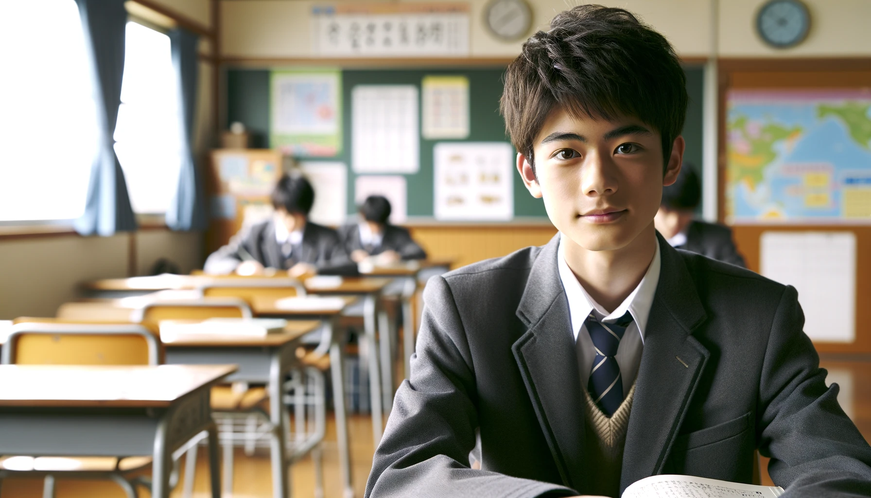 未来を切り拓こうとする高校生