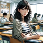 受験勉強に勤しむ高校生