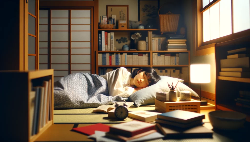 勉強の後はぐっすり寝よう